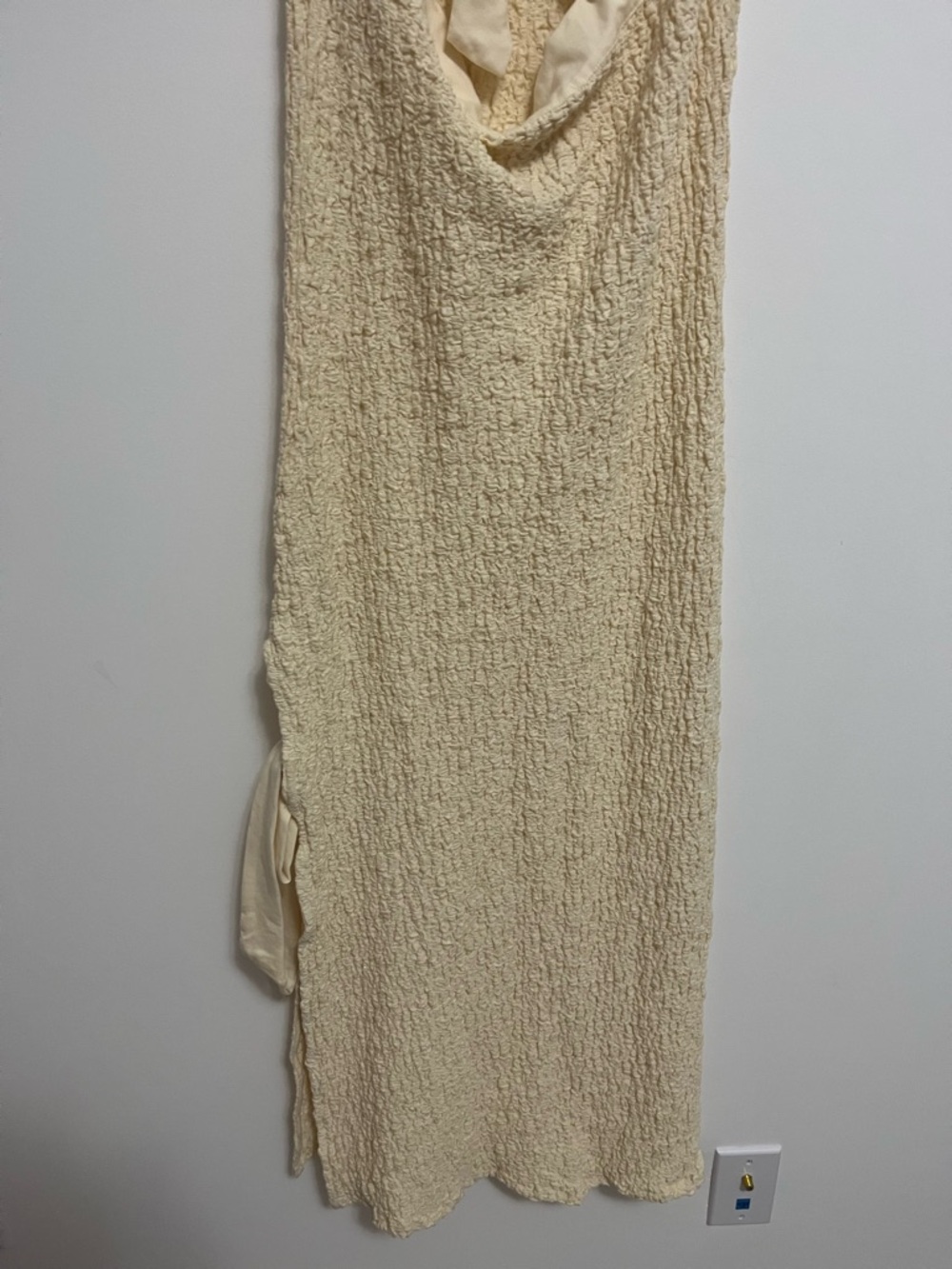 850. FREE PEOPLE Sea Foam Midi Dress in Natural NWOT - Picture 9 of 11